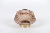 Linjo Brown - Glass Vase - Small image