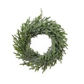 Frost Wreath with Hanger - Green image