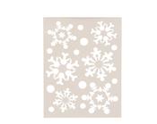 Snowflake Stencil - Removable - White
