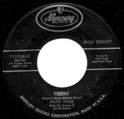 Patti Page With Vic Schoen &amp; His Orchestra* - Fibbin' / You Will Find Your Love (In Paris) (7", Single) image