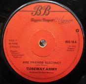 Tubeway Army - Are 'Friends' Electric? (7", Single, Wit) image