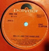 Eric Clapton - Willie And The Hand Jive (7", Single) image