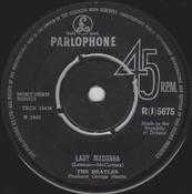 The Beatles - Lady Madonna (7", Single) image