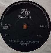 Bang  - Some Kind Of Summer (7", Single) image