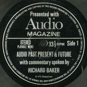 Richard Baker  - Audio Past Present &amp; Future - Presented with Audio Magazine (Flexi, 7") image