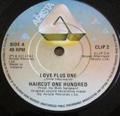 Haircut One Hundred - Love Plus One (7", Single)