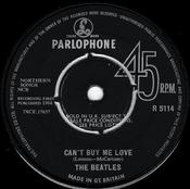The Beatles - Can't Buy Me Love (7", Single, Mono) image
