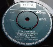 Patricia Cahill - Over And Over (7", Single) image