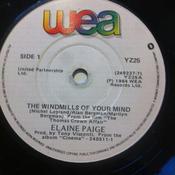 Elaine Paige - The Windmills Of Your Mind (7", Single)