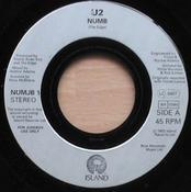 U2 - Numb (7", Jukebox, Promo) image