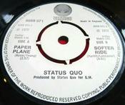 Status Quo - Paper Plane (7", Single, 4 P)