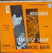 Mouloudji - 8 - Chante Françoise Sagan (7", EP, Mono) image