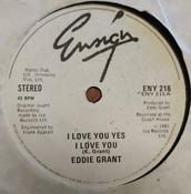 Eddie Grant* - I Love You Yes I Love You (7", Single)