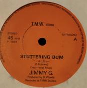 Jimmy G.  - Stuttering Bum (7", Single) image