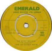 The Go Lucky Four - Up Went Nelson / The Famine Song (7", Yel) image
