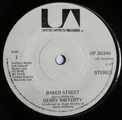 Gerry Rafferty - Baker Street (7", Single, Sol)