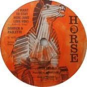 Derrick &amp; Paulette - I Want To Stay Here (7", Single) image