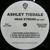 Ashley Tisdale - Head Strong (Key Cuts) (12")