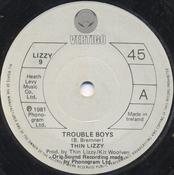 Thin Lizzy - Trouble Boys (7", Single)