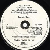 Bronski Beat, Marc Almond - I Feel Love (7", Single)