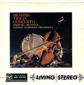 Johannes Brahms, Henryk Szeryng, Pierre Monteux &amp; London Symphony Orchestra - Violin Concerto (LP) image