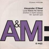 Alexander O'Neal - Love Makes No Sense (Brothers In Rhythm Remixes) (12", Single, Promo)