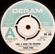 Frijid Pink - Sing A Song For Freedom (7", Single, Promo) image