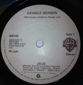 George Benson - 20/20 (7", Single)