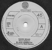 Black Sabbath - Hard Road (7", Single) image