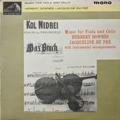 Max Bruch, Herbert Downes, Jacqueline Du Pré - Music For Viola And Cello (LP, Album, Mono)