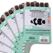 Tropical Marine Centre Gamma Frozen Food Brine Shrimp Plus Garlic Blister Pack Fish Food 100g image