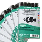Tropical Marine Centre Gamma Frozen Food Brine Shrimp Plus Spirulina Blister Pack Fish Food, 100g image
