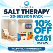 Salt Therapy 20-Session Pack — 10% Off