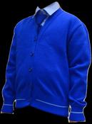 Scoil Chaitríona NS Royal Stripe Cotton Mix Cardigan (CACHH)