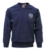Carracastle NS Crested Cotton V-Neck Jumper (CCVN)