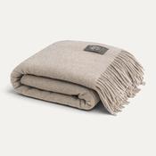Livigno Taupe Lambswool &amp; Cashmere Throw image