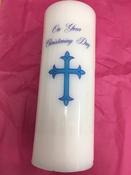Boys Christening Candle