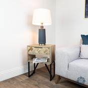 Verona 1 Drawer Side Table Teak image