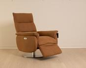 Teo Luxury Recliner Tan - Italian Leather image