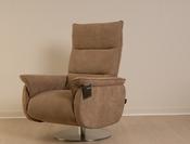 Matteo Luxury Recliner in Camel - Italian Leather image