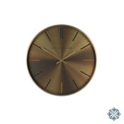 Baker and brown metallic clock gold 30cm image