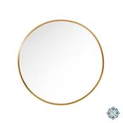 MODENA ROUND WALL MIRROR GOLD 90CM image
