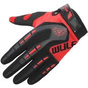 Attack Cub Motocross Gloves (Red) - XXXS image