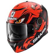 Spartan Lorenzo Motorcycle Helmet (Mat Red) - X LARGE (61-62cm) image