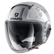 Nano Tribute RM Helmet (White/Silver) - Special Order - MEDIUM (57-58cm) image