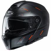 RPHA 90S Bekavo Flip Front Helmet (Black/Orange) - Medium (57-58cm) image