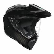 AX9 Adventure Motorcycle Helmet Gloss Carbon LARGE 59 60 cm