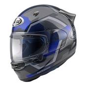 Quantic Face Motorcycle Helmet (Grey/Blue) - X SMALL (53-54cm) image