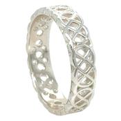 Sterling Silver Celtic Knot Filigree Band image