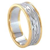 Wide Sterling Silver Trinity Knot Ring image
